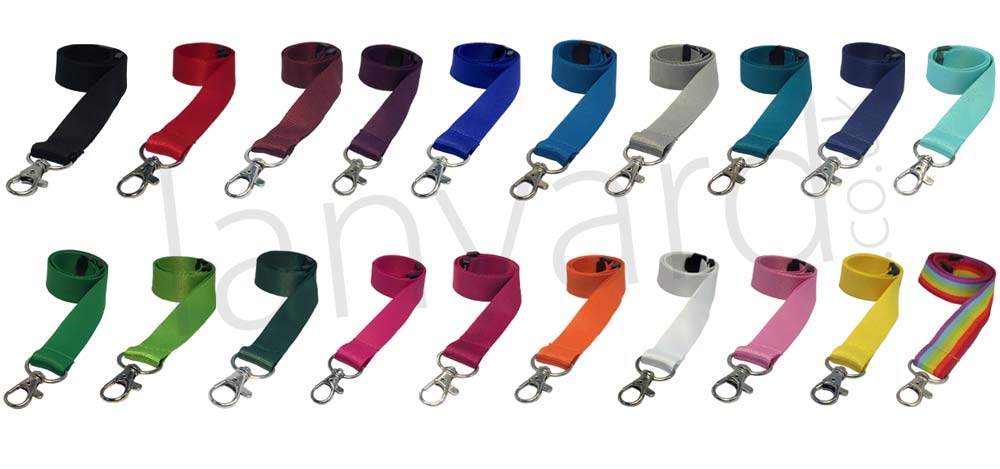 Plain Lanyard Colours