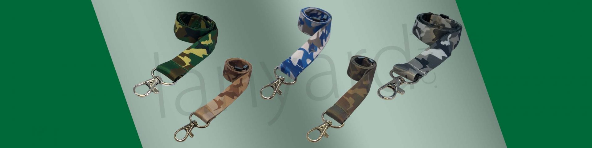 printed camouflage lanyard