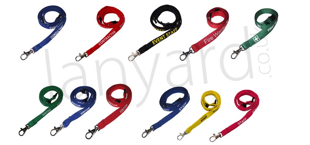 Stock Printed Lanyards