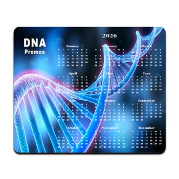 Printed Mousemat with 2026 Calendar