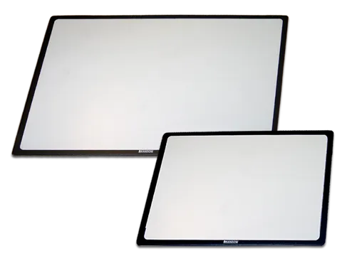 Brandow counter display mats with black border