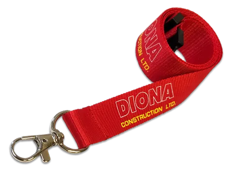 Custom printed lanyards
