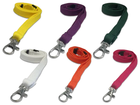 Plain bootlace lanyards