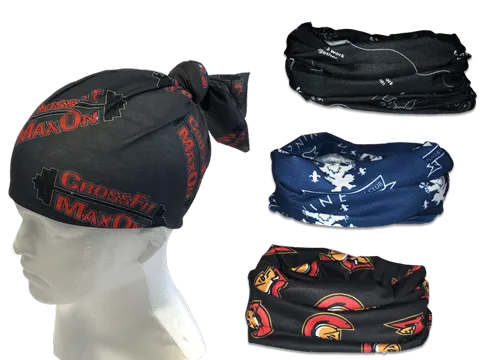 Custom printed neck tubes