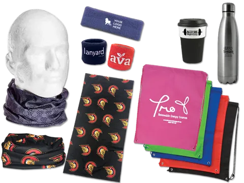 Custom branded sports and fitness promotional products