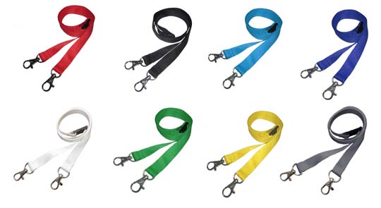 double clip lanyards