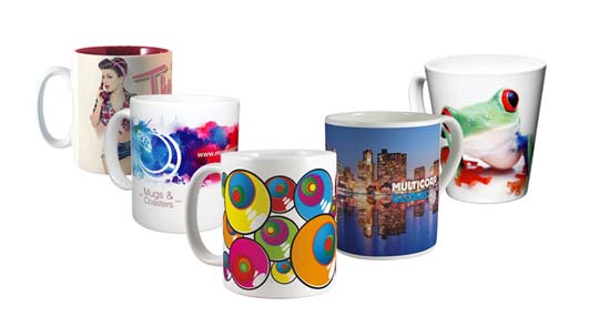 full colour printed mugs