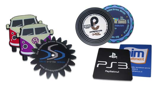 custom rubber coasters